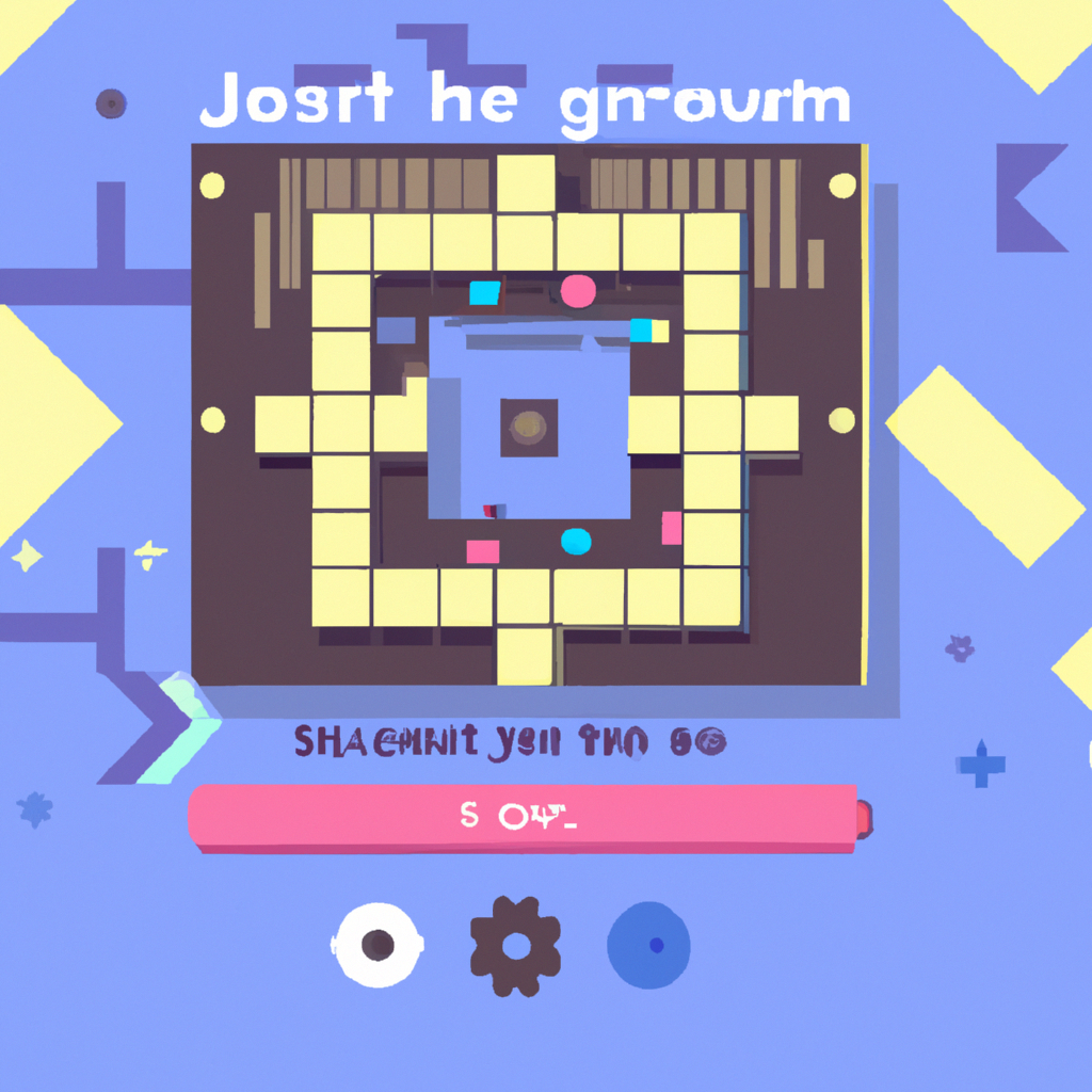 Abstract HUD with pixel art avatar and score